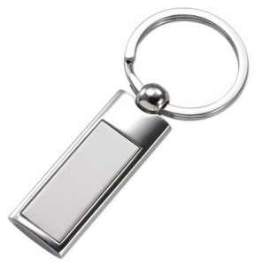 Llavero Metálico Rectangular