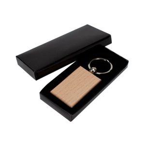 Llavero Rectangular de Madera