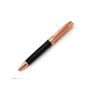 Bolígrafo Metálico Encobrizado Negro L75