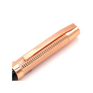 Bolígrafo Metálico Encobrizado Negro L75
