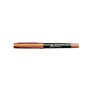 Bolígrafo Metálico Encobrizado Negro L75
