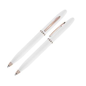 Bolígrafo Metálico Blanco Encobrizado L77