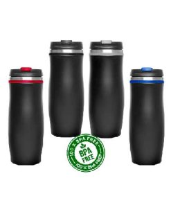 Mug Térmico Acero Inox. Negro M18