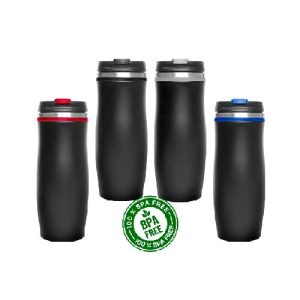 Mug Térmico Acero Inox. Negro M18