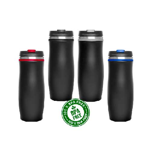 Mug Térmico Acero Inox. Negro M18