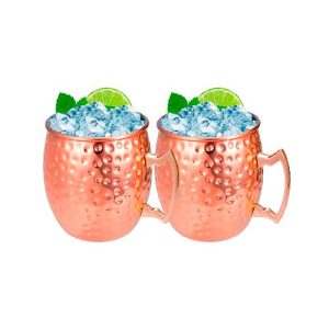 Set de 2 Mugs Encobrizados Martillados M76